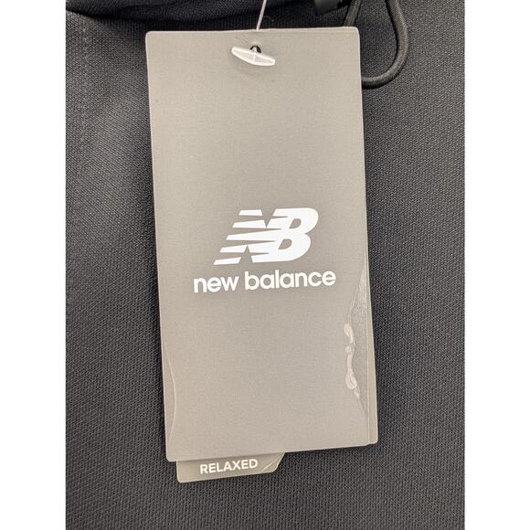 NWT New Balance SS Fleece BP Hoodie in Black size Medium - Picture 3 of 6